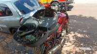 Socorristas do Siate socorrem motociclista após colisão no Jardim Jupira