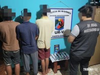 Policia de Misiones prende três jovens que roubaram comercio em Puerto Iguazu