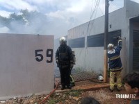 Quatro casas pegam fogo no Jardim Canadá