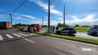 Siate socorre motociclista após colisão na Av. Garibaldi