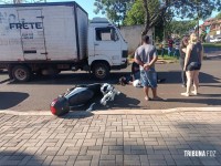 Siate é acionado após colisão envolvendo dois caminhões e uma moto na Vila Yolanda