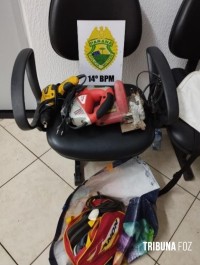 PM prende autores de furto em flagrante no Bairro Portal da Foz