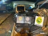 PF e PC apreendem veículo e embarcação com caixas de cigarros contrabandeados em Itaipulândia