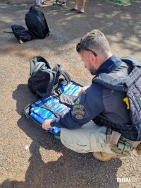 PRF apreende 24 quilos de maconha com passageiro de aplicativo de carona em Céu Azul 