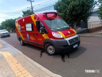 Siate socorre vítima esfaqueada no braço no Jardim São Roque 