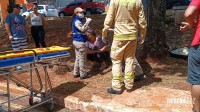 Siate socorre motociclista após colisão na Av. Paraná