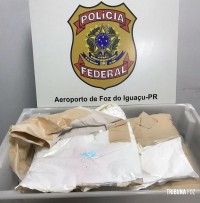 Policia Federal prende passageiro com cocaína oculta no corpo no Aeroporto de Foz do Iguaçu