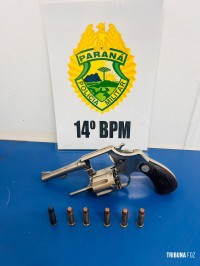 Policia Militar prende homem com revolver calibre 38 no Bairro Três Lagoas