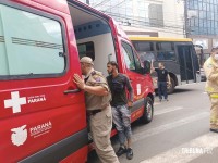 Siate socorre dois adolescentes após atropelamento por moto no centro da cidade