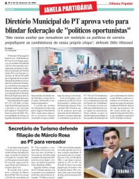 Diretório Municipal do PT aprova veto para blindar federação de "políticos oportunistas"