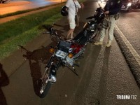 Motociclista é socorrido pelo Siate após queda na BR-277