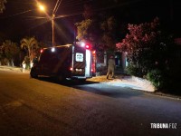 Vitima agredida é socorrida pelo Siate no Jardim Colombelli