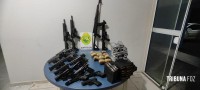 BPFRON apreende grande quantidade de armas e munições em São Miguel do Iguaçu