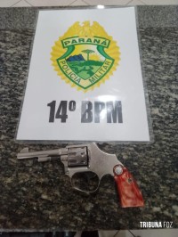 Militares da RPA prende casal com revolver 22 no Bairro Cidade Nova