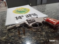 Militares da RPA prende casal com revolver 22 no Bairro Cidade Nova