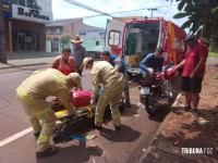 Siate socorre motociclista após colisão de duas motos no Bairro Morumbi