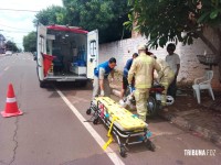 Siate socorre motociclista após colisão de duas motos no Bairro Morumbi