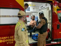 Siate socorre homem alvejado a tiros no Bairro Portal da Foz durante a madrugada