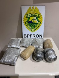 BPFRON apreende drogas em ônibus na cidade de Medianeira