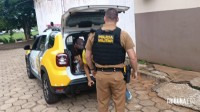 PM prende duas pessoas com moto furtada no Bairro Portal da Foz