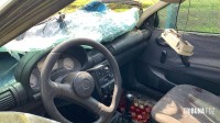 Motorista morre após atravessar muro com veículo e atingir alambrado em SMI 