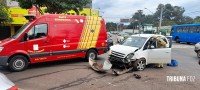 Siate é acionado após colisão na Av. Brasil