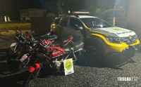 PM apreende quatro motos na cidade de Itaipulândia