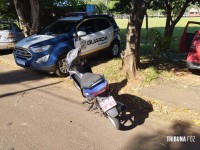 Guarda Municipal apreende motociclista com moto adulterada no Porto Meira