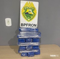 BPFRON apreende substância análoga a maconha em ônibus em São Miguel do Iguaçu