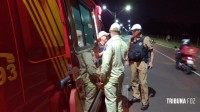 Mecânico pega carro de cliente e acaba capotando no Bairro Cidade Nova