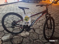 PM recupera bicicleta furtada na Favela do Monsenhor