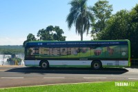 Parque Nacional do Iguaçu realiza testes do novo ônibus elétrico