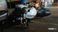 Motociclista é socorrido pelo Siate na Av. Morenitas