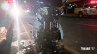 Motociclista é socorrido pelo Siate na Av. Morenitas