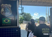 Policia Federal reforça fiscalização de veículos e pessoas nas aduanas das Pontes da Amizade e Tancredo Neves