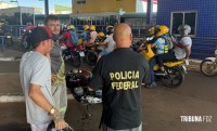 Policia Federal reforça fiscalização de veículos e pessoas nas aduanas das Pontes da Amizade e Tancredo Neves