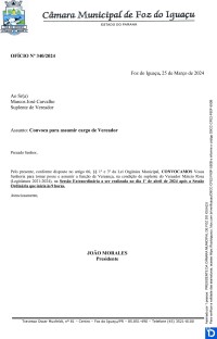 Suplente de vereador é convocado para votar abertura de processo de cassação do prefeito Chico