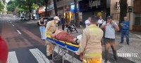 Mulher fica gravemente ferida após atropelamento por moto na Av. Brasil