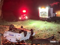 Grave acidente deixa uma pessoa morta e quatro feridas em São Miguel do Iguaçu