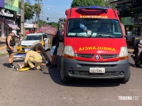 Siate socorre vítima de acidente de trânsito no Bairro Morumbi