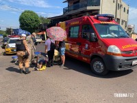 Siate socorre vítima de acidente de trânsito no Bairro Morumbi