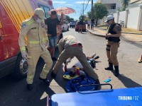 Siate socorre vítima de acidente de trânsito no Bairro Morumbi