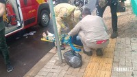 Siate socorre ciclista após atropelamento por moto no Porto Meira