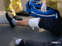 Siate socorre duas pessoas após colisão no Bairro Conjunto Libra 