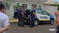 Guarda Municipal prende duas pessoas com pistola 380 no Conjunto Libra