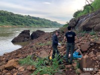 Homem é encontrado morto na barranca do Rio Iguaçu