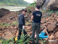 Homem é encontrado morto na barranca do Rio Iguaçu