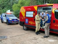 Siate socorre detendo da PEF II que se feriu trabalhando com ferramenta de corte