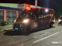 Siate socorre ciclista atropelado por moto no Bairro Três Lagoas