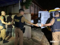 ROCAM apreende 373 Kg de maconha tipo capulho no Bairro Campos do Iguaçu